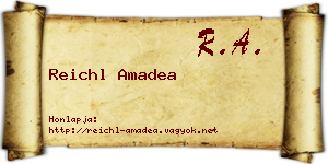 Reichl Amadea névjegykártya